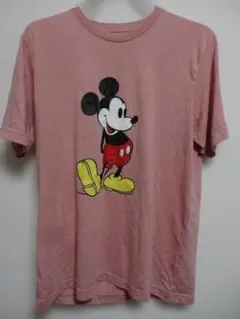 UT × Disney ミッキーマウス Tシャツ Lサイズ ピンク