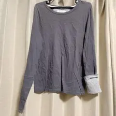 Studio Clip グレー 長袖Tシャツ