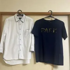 BEAMS ￼￼ HEART ￼七分袖シャツ& Tシャツ2点セット Mサイズのサムネイル