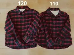 チェックシャツ　キッズお揃い