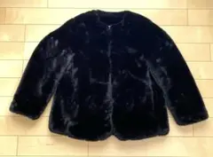 GAP ギャップ ファーコート ノーカラー ジャケット