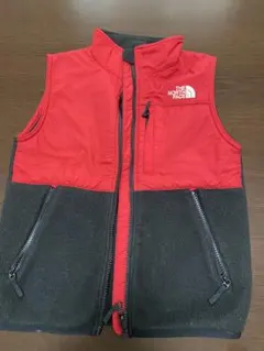THE NORTH FACE フリースジャケット 赤黒　サイズ130センチ