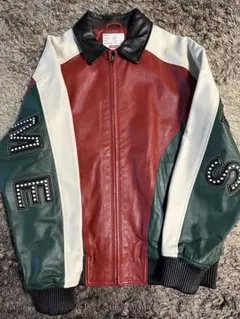 Supreme Studded Arc Logo Leather Jacketのサムネイル