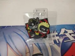 ペルソナ5ロイヤル 缶バッジ風ミラー アクリルキーホルダー スカル