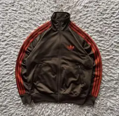 상태좋음 00s adidas 트럭 재킷 파이어버드 브라운 오렌지