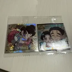 【超レア】鬼滅の刃 ウエハース 猗窩座 小雪 セット