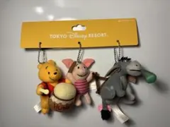 東京ディズニーリゾート ぬいぐるみチャーム くまのプーさん ピグレット イーヨー