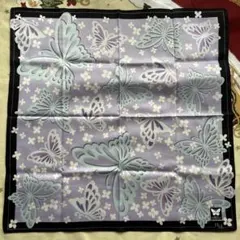 HM 蝶柄ハンカチ