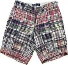 90s Polo by Ralph Lauren パッチワーク　ショーツ　w30