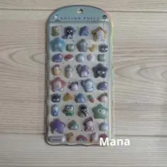 正規品　はぴだんぶい コットンパフィーシール　サンリオキャラクターズ