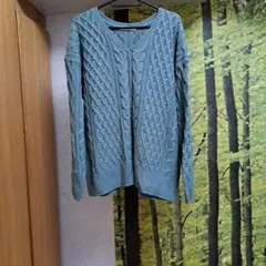 chocol raffine robe ケーブル編みニットのサムネイル