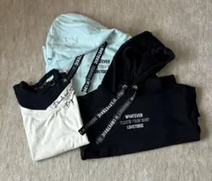 LOVETOXIC フード付きパーカー 3点セット