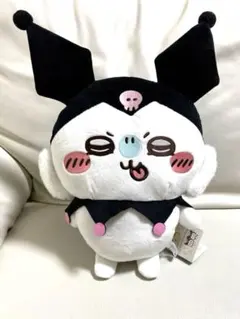 ちいかわ×サンリオキャラクターズ BIGぬいぐるみ　モモンガ　クロミ