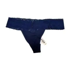 Victoria's Secret ネイビー Tバックショーツ レース
