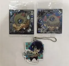 鬼滅の刃　ディフォルメシール　其ノ十三・十四　ぴた！でふぉめアクキー　嘴平伊之助