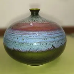 有田焼 彩窯 貞松善次 花瓶 壺 釉薬 変化 芸術品 茶道具