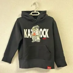 kazzrock original 120 パーカー　黒　裏地ボア