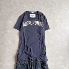 y2k archive logo s/s tee fade navy アバクロのサムネイル