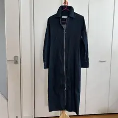 ZARA デニムロングコート　ワンピース デニムジャケット　細見え美品　￼ M