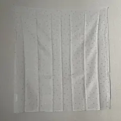 ZARA accessorys 星 ラメ スカーフ ストール 白 約80×80