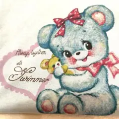 新品　スイマー　SWIMMER 半袖Tシャツ L ゆったり サックス　くま