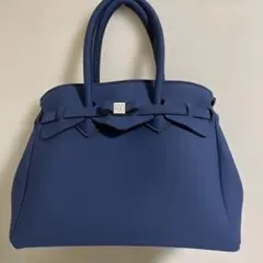 SAVE MY BAG ★トートバッグ　ネイビー大容量 イタリア製のサムネイル