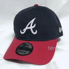 ニューエラ 正規品 9twenty ブレーブス キャップ 帽子 ネイビー レッド