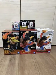 ワンピース覇ノ躍動　フィギュア三体セットおまけ付き　一番くじ