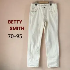 BETTY SMITH アイボリーデニムパンツ 70-95のサムネイル