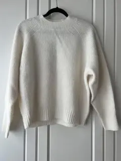 ニットセーター 9号 毛80% ナイロン20%