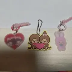 モンチッチめじるしアクリルチャーム モンチッチラバーキーホルダー