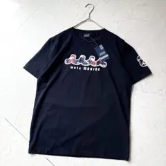 新品 muta MARINE Tシャツ カモ 迷彩 6 L ネイビー タグ付き - メルカリ