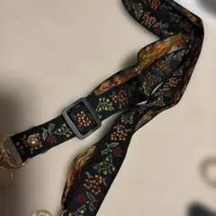 スマホショルダーストラップ 花柄 付属品有