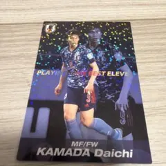 サイン入り　鎌田カード サッカー日本代表 鎌田大地 サインカード