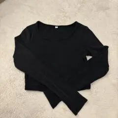 GU ブラック 長袖Tシャツ S