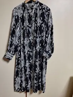 H&M 花柄シャツワンピース