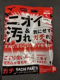 ミズノ ガチパンツ L ホワイト レギュラータイプ　12JD2F6001