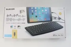 未開封 ELECOM 静音キーボード TK-LCM02BK 本体 ブラック