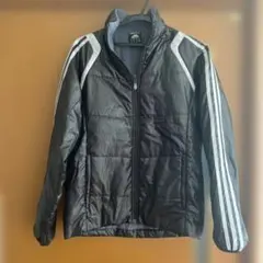 adidas ブラックセットアップ　ジャケット　パンツ　上下　お値下げ