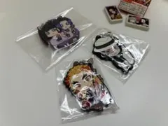 アクリルキーホルダー 3個セット 消しゴム付き