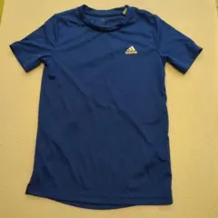 アディダス　半袖Tシャツ　ナイロン　140cm ブルー