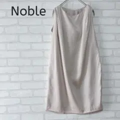 Spick and Span Nobleノースリーブミニワンピース ベージュ