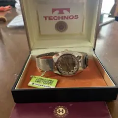 TECHNOS 自動巻き 腕時計 メッシュベルト 本体のサムネイル