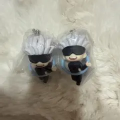 呪術廻戦 こんにち輪！フィギュアマスコット 五条悟 2点