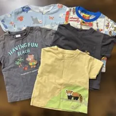 futafuta バースデイ　無印　西松屋　半袖　５枚セット　90 80