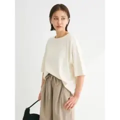 ꕤꕤショコラフィネローブ/洗えるニットTシャツのサムネイル