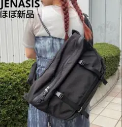 ほぼ新品　JEANASIS ジーナシス ハッスイ ロゴ メッセンジャー バッグのサムネイル