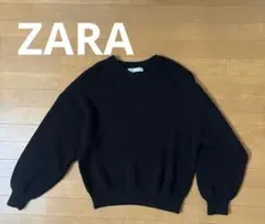 ZARA ザラ　袖ボリューム肉厚ニット