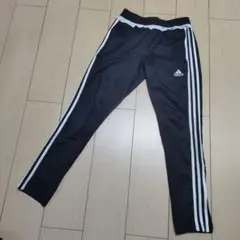 adidas海外古着　 黒 ジャージ 3本ライン