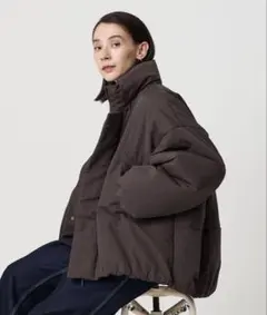2024AW IENA イエナ カポックショート ダウン グレー 38 コート - メルカリ